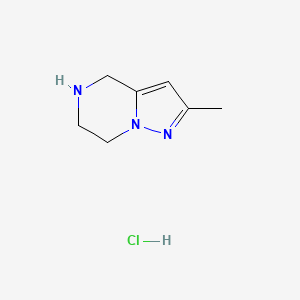 2-Methyl-4,5,6,7-tetrahydropyrazolo[1,5-a]pyrazine hydrochloride