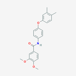 molecular formula C23H23NO4 B342136 N-[4-(3,4-dimethylphenoxy)phenyl]-3,4-dimethoxybenzamide 