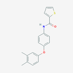 molecular formula C19H17NO2S B342137 N-[4-(3,4-dimethylphenoxy)phenyl]-2-thiophenecarboxamide 