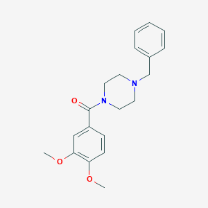 1-Benzyl-4-(3,4-dimethoxybenzoyl)piperazine