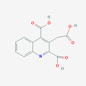 3-(Carboxymethyl)quinoline-2,4-dicarboxylic acid