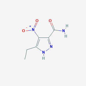 5-ethyl-4-nitro-1H-pyrazole-3-carboxamide