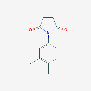 molecular formula C12H13NO2 B342142 1-(3,4-Dimethylphenyl)pyrrolidine-2,5-dione 