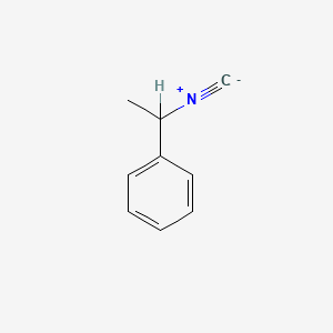 molecular formula C9H9N B3421510 (1-Isocyanoethyl)benzene CAS No. 21872-33-3