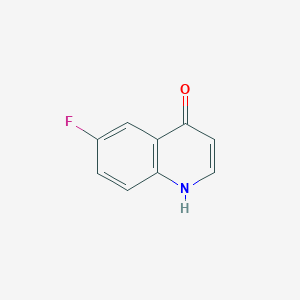 molecular formula C9H6FNO B3421518 6-氟-4-羟基喹啉 CAS No. 21873-50-7