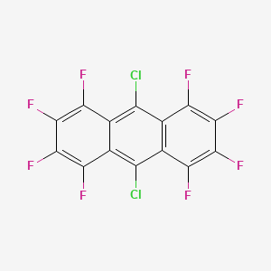 molecular formula C14Cl2F8 B3421541 9,10-Dichlorooctafluoroanthracene CAS No. 219724-46-6