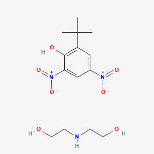 molecular formula C14H23N3O7 B3421562 Dinoterb-bis(2-hydroxy ethyl) ammonium CAS No. 220045-55-6