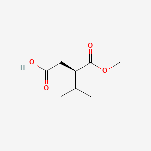 (r)-3-(Methoxycarbonyl)-4-methylpentanoic acid