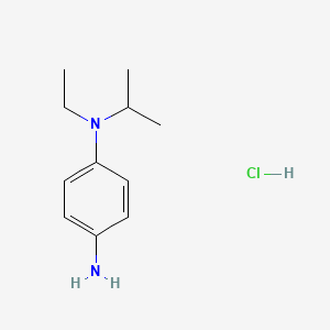 molecular formula C11H19ClN2 B3421599 4-Amino-N-ethyl-N-isopropylaniline hydrochloride CAS No. 220844-81-5