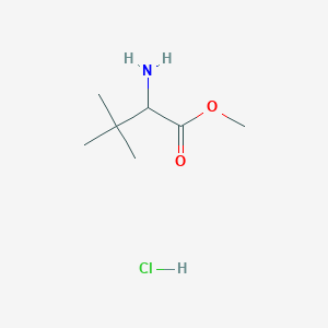 molecular formula C7H16ClNO2 B3421628 Methyl 2-amino-3,3-dimethylbutanoate hydrochloride CAS No. 22146-61-8