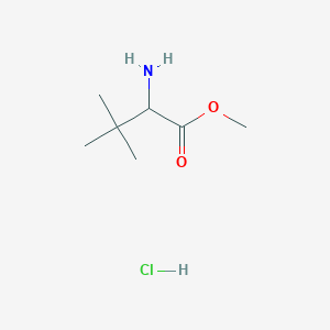 molecular formula C7H16ClNO2 B3421628 盐酸2-氨基-3,3-二甲基丁酸甲酯 CAS No. 22146-61-8