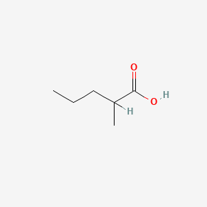 molecular formula C6H12O2 B3421644 2-Methylvaleric acid CAS No. 27936-41-0