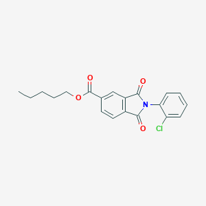 pentyl 2-(2-chlorophenyl)-1,3-dioxo-2,3-dihydro-1H-isoindole-5-carboxylate