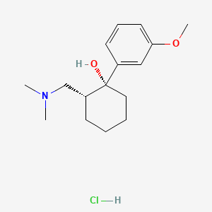 molecular formula C16H26ClNO2 B3421674 Tramadol hydrochloride CAS No. 53611-16-8