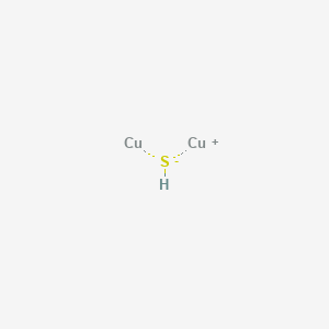 molecular formula Cu2HS B3421677 Copper(I) sulfide CAS No. 22205-45-4