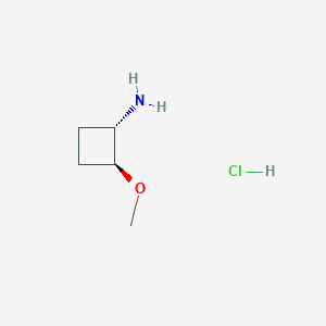 molecular formula C5H12ClNO B3421719 反式-2-甲氧基-环丁胺盐酸盐 CAS No. 2226828-67-5