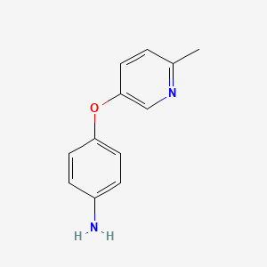 molecular formula C12H12N2O B3421796 4-(6-Methyl-3-pyridinyloxy)aniline CAS No. 228401-31-8