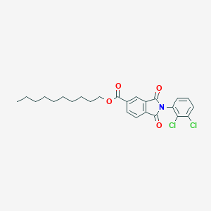 molecular formula C25H27Cl2NO4 B342185 Decyl 2-(2,3-dichlorophenyl)-1,3-dioxo-5-isoindolinecarboxylate 