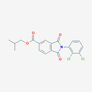 molecular formula C19H15Cl2NO4 B342186 Isobutyl 2-(2,3-dichlorophenyl)-1,3-dioxo-5-isoindolinecarboxylate 