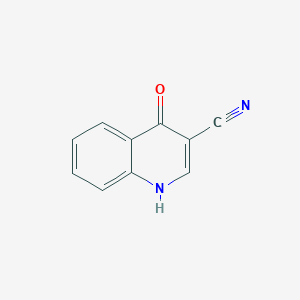 molecular formula C10H6N2O B3421860 4-Hydroxyquinoline-3-carbonitrile CAS No. 2305-70-6