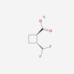 (1R,2R)-2-(Difluoromethyl)cyclobutanecarboxylic acid
