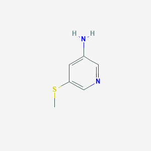 molecular formula C6H8N2S B3421933 5-(Methylthio)pyridin-3-amine CAS No. 232951-86-9