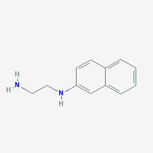 molecular formula C12H14N2 B3421939 N1-(naphthalen-2-yl)ethane-1,2-diamine CAS No. 23314-26-3