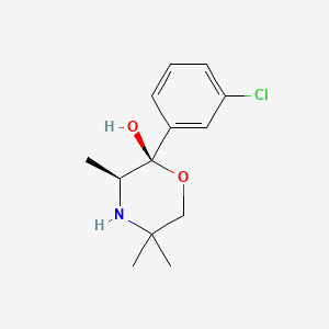 molecular formula C13H18ClNO2 B3421942 拉达法辛 CAS No. 233600-52-7