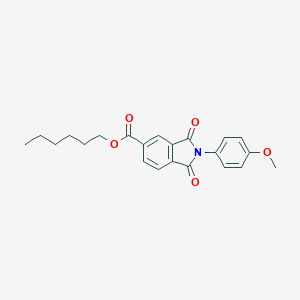 Hexyl 2-(4-methoxyphenyl)-1,3-dioxoisoindoline-5-carboxylate