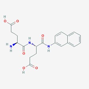 molecular formula C20H23N3O6 B3422000 L-glutamyl-L-glutamic acid 2-naphthylamide CAS No. 23645-15-0