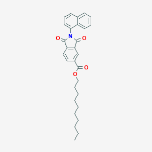 molecular formula C29H31NO4 B342207 Decyl 2-(1-naphthyl)-1,3-dioxo-5-isoindolinecarboxylate 