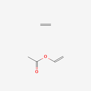 molecular formula C6H10O2 B3422210 乙酸乙烯酯与乙烯共聚物，氧化 CAS No. 24937-78-8