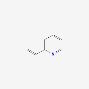 molecular formula C7H7N<br>C7H7N<br>H2C=CHC5H4N B3422233 2-Vinylpyridine CAS No. 25014-15-7