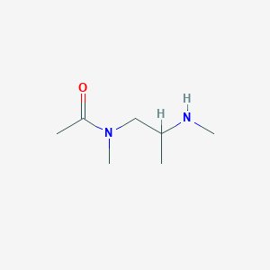 molecular formula C7H16N2O B3422276 N-methyl-N-(2-methylaminopropyl)acetamide CAS No. 250691-17-9