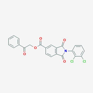 2-Oxo-2-phenylethyl 2-(2,3-dichlorophenyl)-1,3-dioxo-5-isoindolinecarboxylate