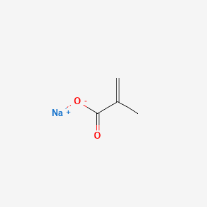 molecular formula C4H5NaO2 B3422289 Sodium methacrylate CAS No. 25086-62-8