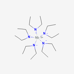 molecular formula C20H50N5Nb B3422338 Pentakis(diethylamino)niobium(V) CAS No. 25169-05-5