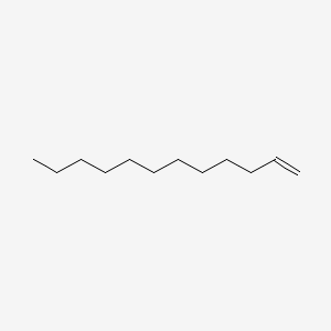 molecular formula C12H24<br>C12H24<br>CH3(CH2)9CH=CH2 B3422399 1-Dodecene CAS No. 25378-22-7