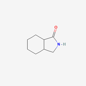 molecular formula C8H13NO B3422423 Octahydro-1h-isoindol-1-one CAS No. 2555-11-5