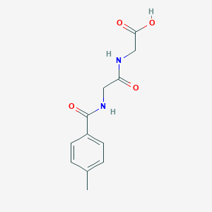 molecular formula C12H14N2O4 B342255 N-(4-methylbenzoyl)glycylglycine 