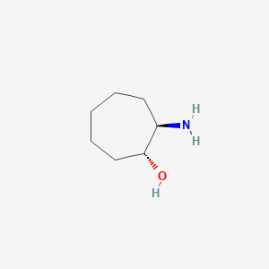 molecular formula C7H15NO B3422552 trans-2-Amino-cycloheptanol CAS No. 260065-70-1