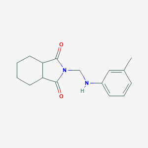 molecular formula C16H20N2O2 B342261 2-(3-toluidinomethyl)hexahydro-1H-isoindole-1,3(2H)-dione 