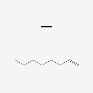 molecular formula C10H20 B3422645 1-Octene, polymer with ethene CAS No. 26221-73-8