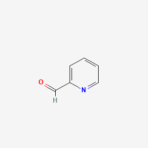 molecular formula C6H5NO B3422716 2-Pyridinecarboxaldehyde CAS No. 26445-06-7