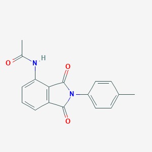 molecular formula C17H14N2O3 B342273 N-[2-(4-methylphenyl)-1,3-dioxo-2,3-dihydro-1H-isoindol-4-yl]acetamide 