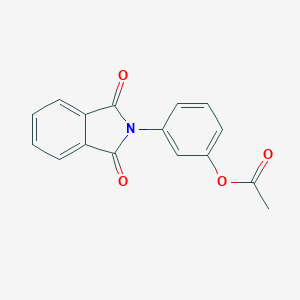 molecular formula C16H11NO4 B342274 3-(1,3-dioxo-1,3-dihydro-2H-isoindol-2-yl)phenyl acetate 