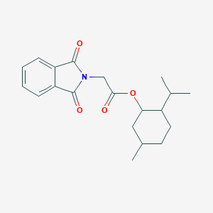 molecular formula C20H25NO4 B342276 2-isopropyl-5-methylcyclohexyl (1,3-dioxo-1,3-dihydro-2H-isoindol-2-yl)acetate 