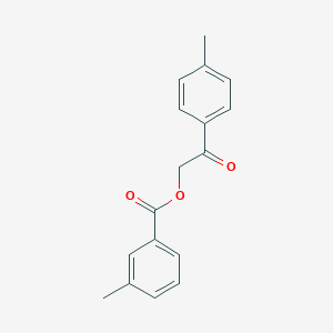 molecular formula C17H16O3 B342278 2-(4-Methylphenyl)-2-oxoethyl 3-methylbenzoate 
