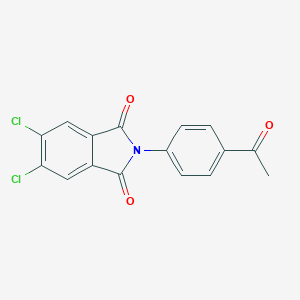molecular formula C16H9Cl2NO3 B342286 2-(4-Acetyl-phenyl)-5,6-dichloro-isoindole-1,3-dione 