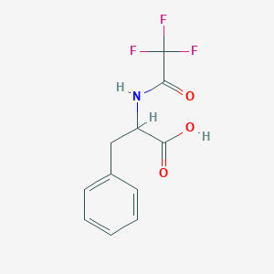 molecular formula C11H10F3NO3 B3422914 L-Phenylalanine, N-(trifluoroacetyl)- CAS No. 2728-61-2